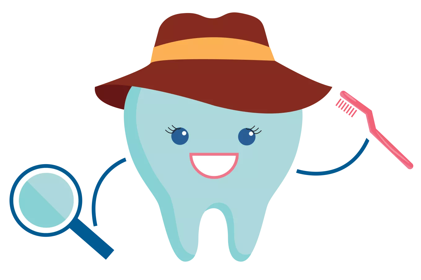 Ima Flossin of the Advantage Dental+ Kids' Smile Zone.