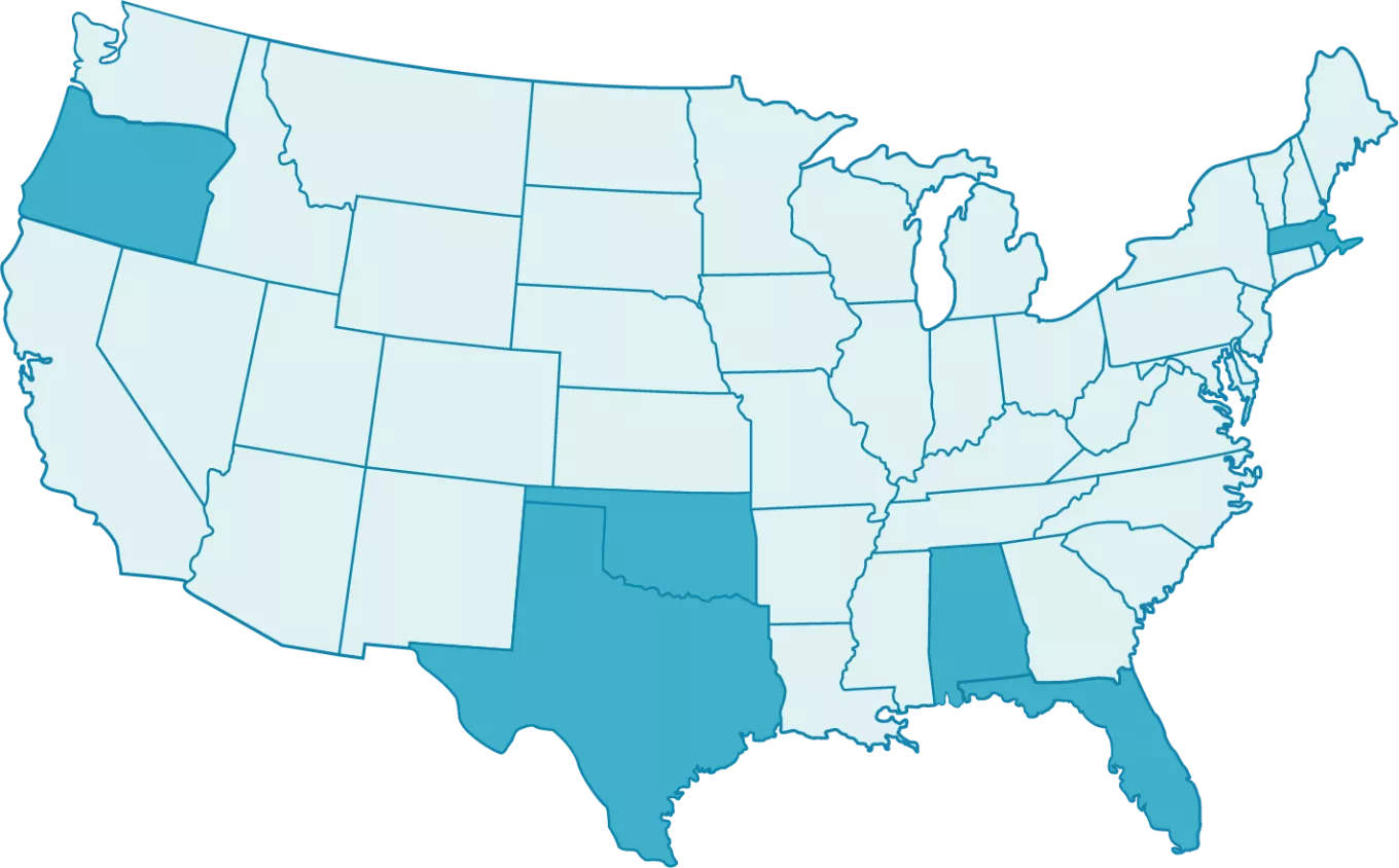 Advantage Dental+ has locations in Alabama, Florida, Massachusetts, Oklahoma, Oregon and Texas.